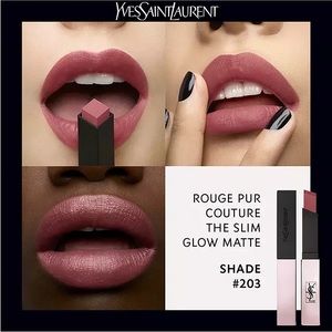 YSL the Slim Glow Matte 203- Restricted Pink